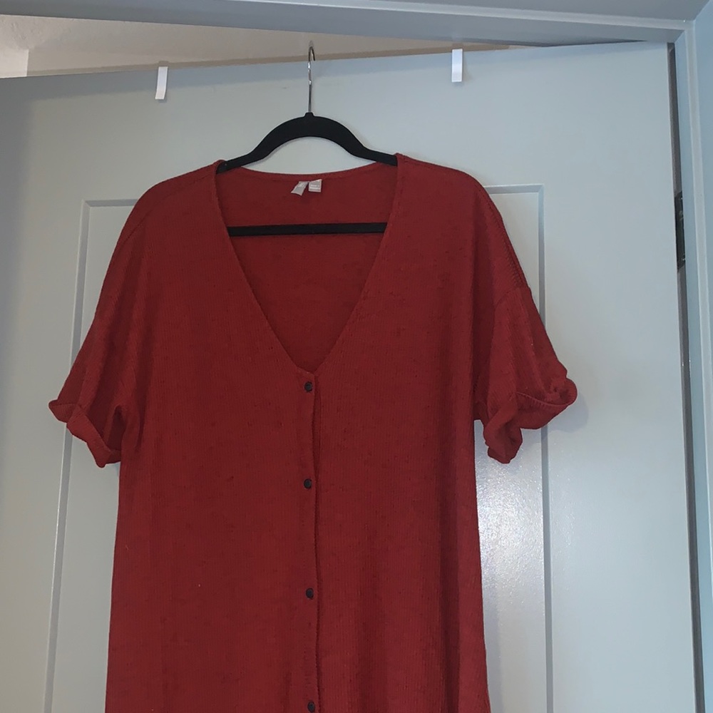 Red Flowy Dress - ASOS